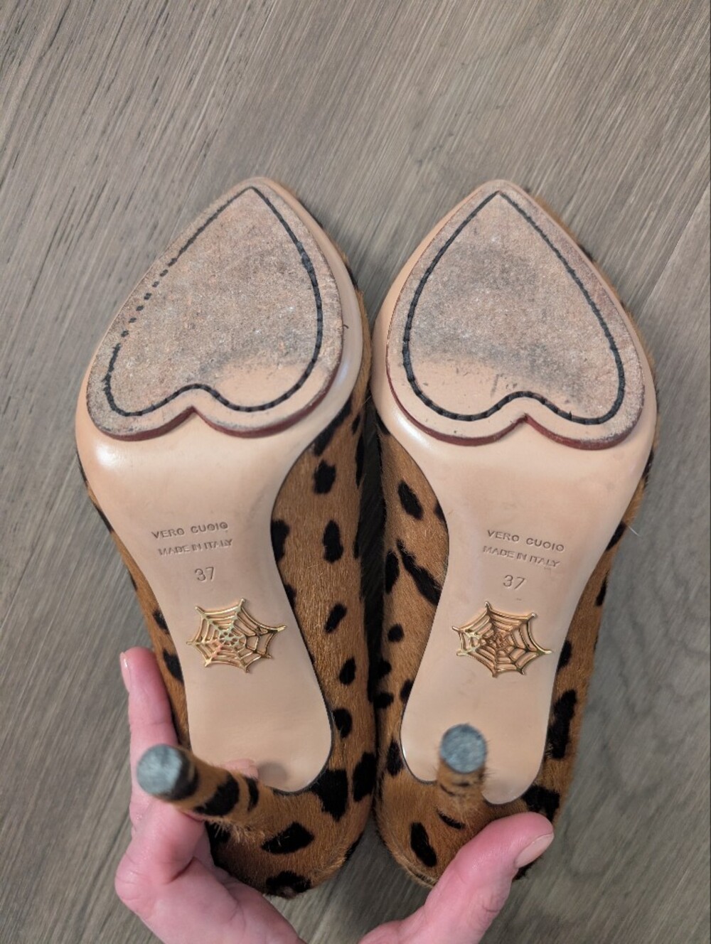 Charlotte Olympia Calf Hair Heels - Picture 10 of 10